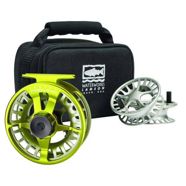 Waterworks Lamson Remix -3+ Fly Fishing Reel and Spools 3pk - Sublime