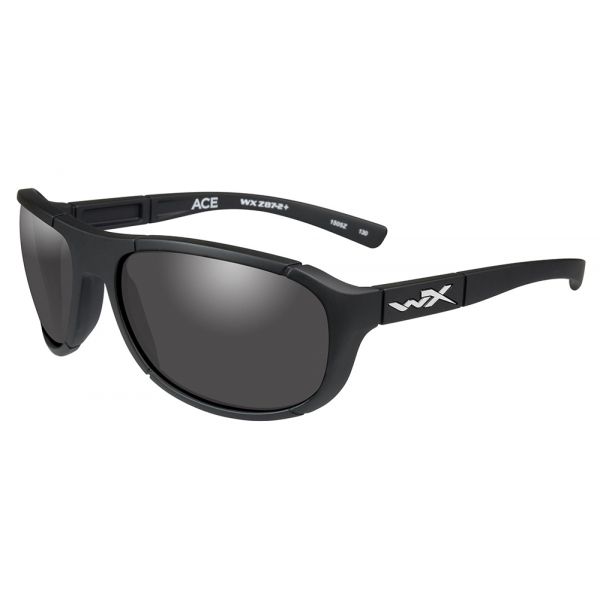 Wiley X Ace Sunglasses - Matte Black/Smoke Grey