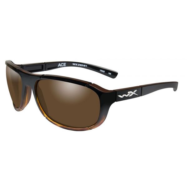 Wiley X Ace Sunglasses - Gloss Tortoise Fade/Bronze