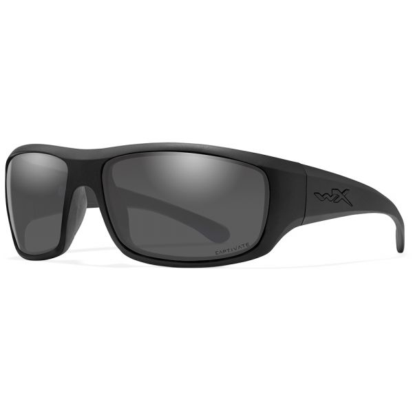 Wiley X WX Omega Sunglasses - Matte Black Frame/Polarized Grey Lens