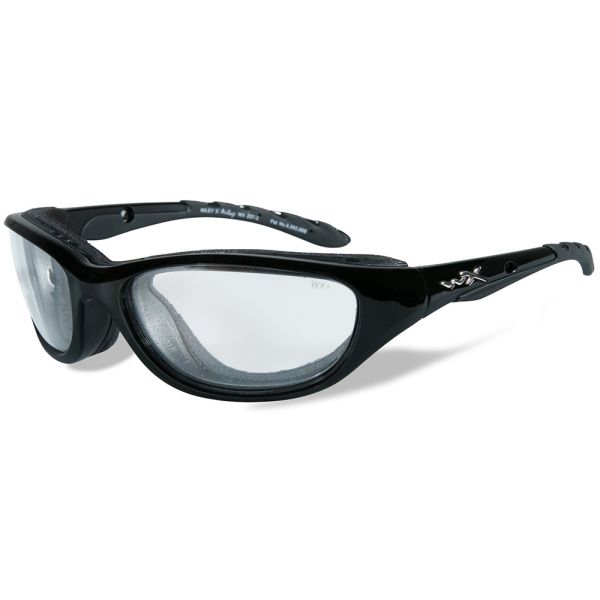 Wiley X Aiirage Sunglasses - Gloss Black/Clear