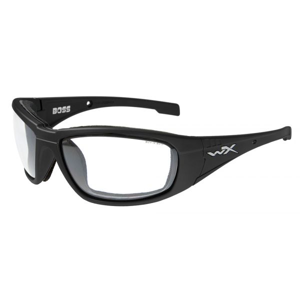 Wiley X Boss Sunglasses - Clear Matte/Black