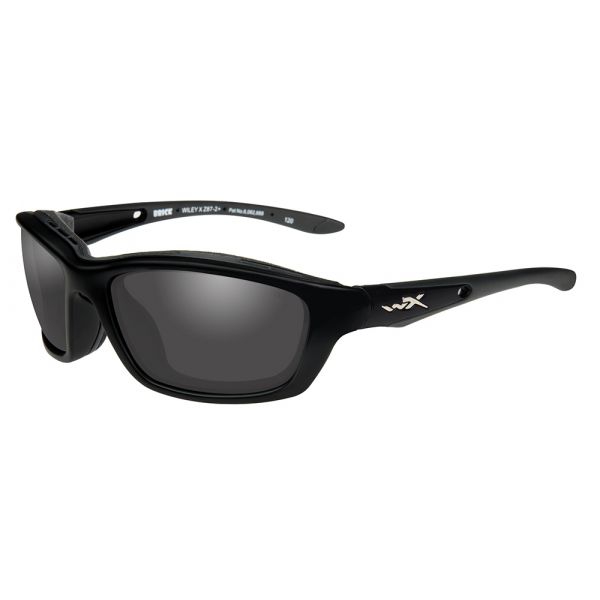 Wiley X Brick Sunglasses - Gloss Black/Polarized Smoke Grey