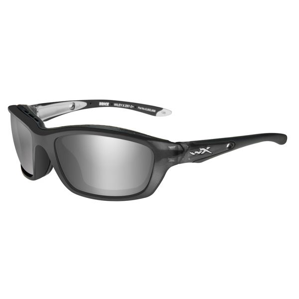 Wiley X Brick Sunglasses - Crystal Metallic/Silver Flash