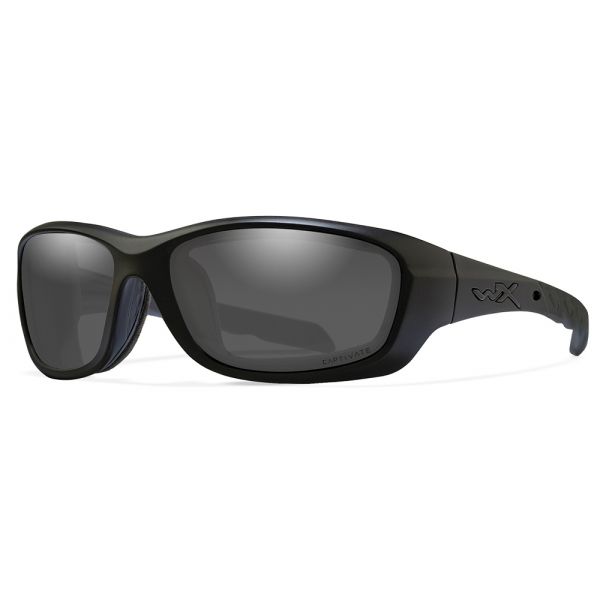 Wiley X WX Gravity Sunglasses - Matte Black Frame/Grey Lens