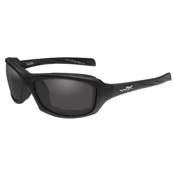 Wiley X Sleek Sunglasses - Matte Black/Smoke Grey