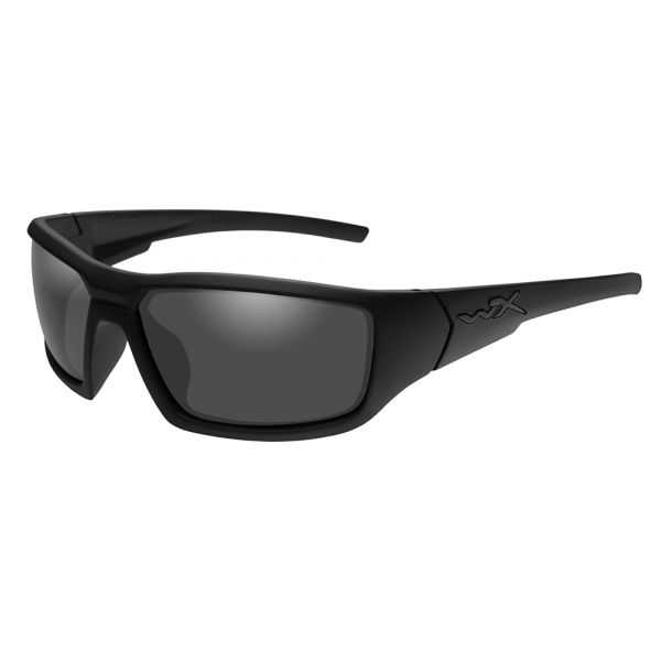 Wiley X Censor Sunglasses - Matte Black/Polarized Smoke Grey