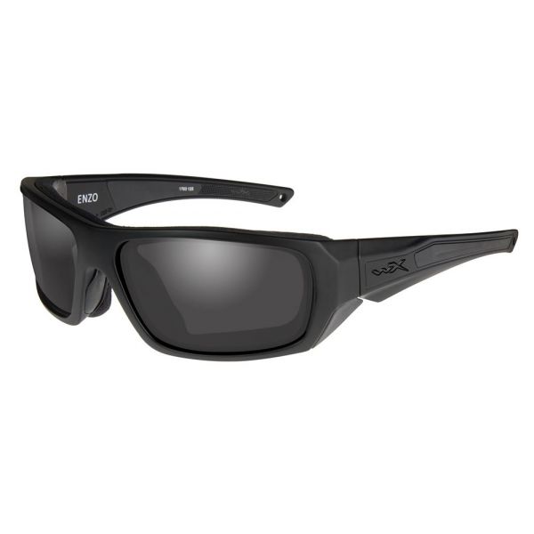 Wiley X Enzo Sunglasses - Matte Black/Smoke Grey