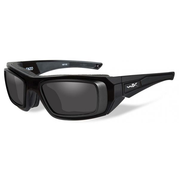 Wiley X Enzo Sunglasses - Gloss Black/Smoke Grey