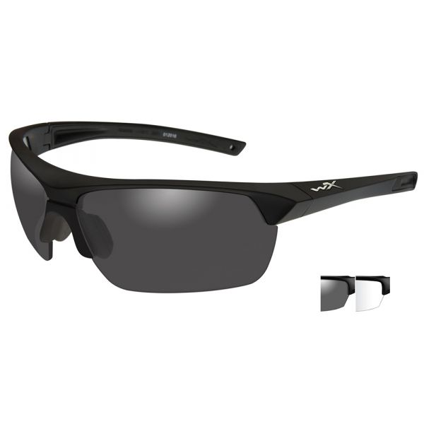 Wiley X Guard Sunglasses - Matte Black/Smoke Grey/Clear