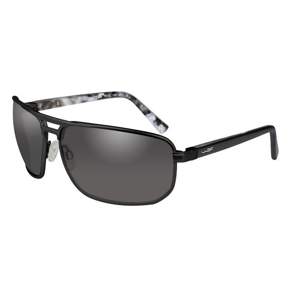 Wiley X Hayden Sunglasses - Matte Black/Smoke Grey