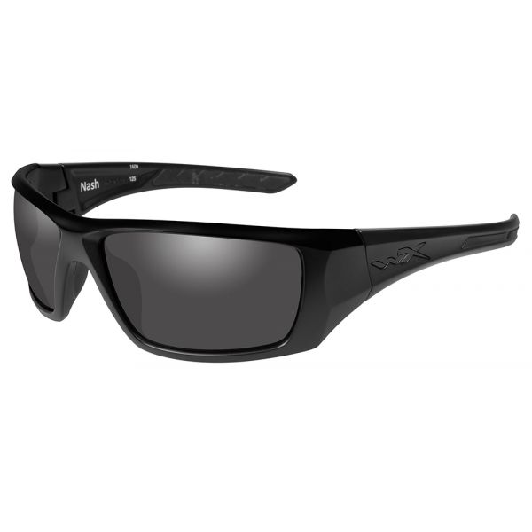 Wiley X Nash Sunglasses - Matte Black/Smoke Grey