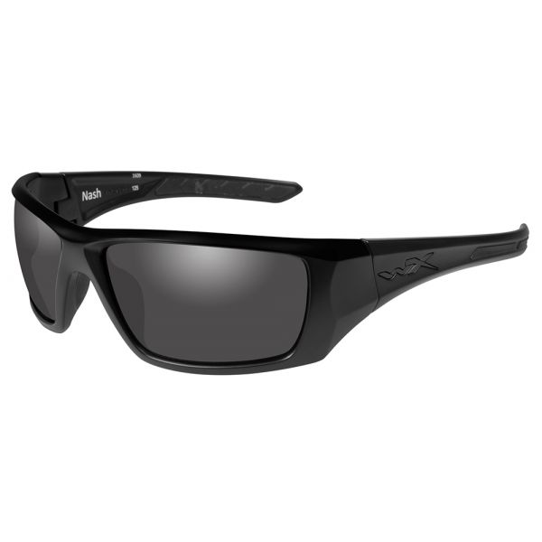 Wiley X Nash Sunglasses - Matte Black/Polarized Smoke Grey