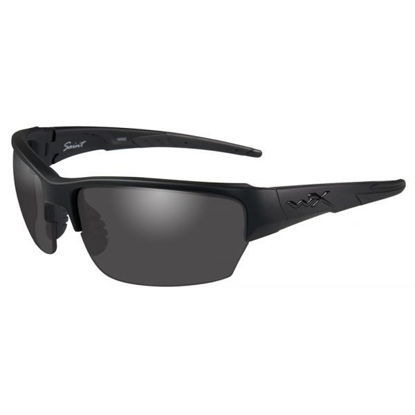 Wiley X Saint Sunglasses - Matte Black/Smoke Grey