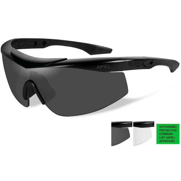 Wiley X Talon Sunglasses - Matte Black/Grey Clear