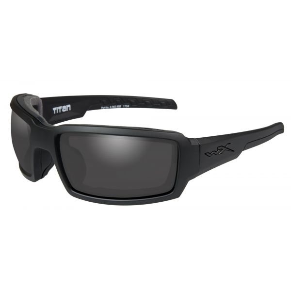 Wiley X Titan Sunglasses - Matte Black/Smoke Grey