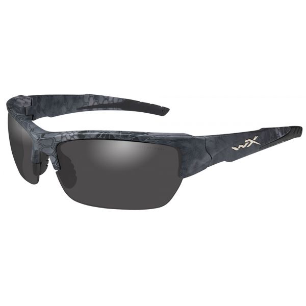 Wiley X Valor Sunglasses - Kryptek Typhon/Polarized Smoke Grey