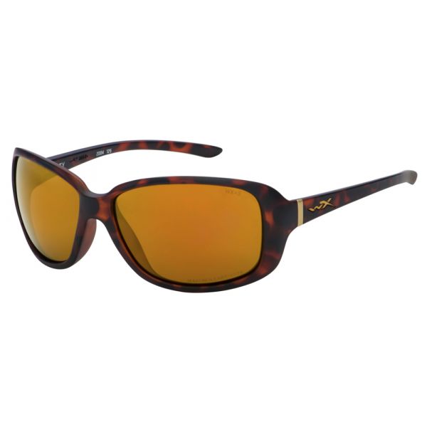 Wiley X WX Affinity Women's Sunglasses - Bronze Mirror Lens/Matte Demi Frame