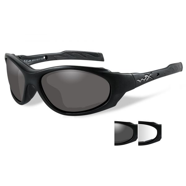 Wiley X XL-1 Advanced Sunglasses - Matte Black/Smoke Grey/Clear