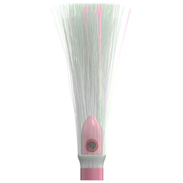 WolfPack Tackle Ahi Trolling Head - 1oz - Salmon Pink - Crystal Hair