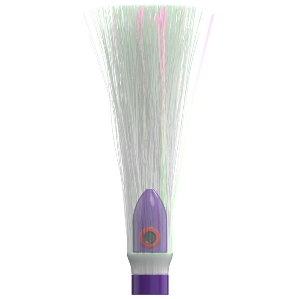 WolfPack Tackle Ahi Head - 3.5oz - Betta Purple - Crystal Hair