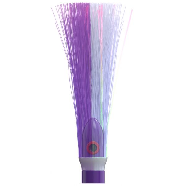 WolfPack Tackle Ahi Head - 5.5oz - Betta Purple - Crystal/Purple Hair