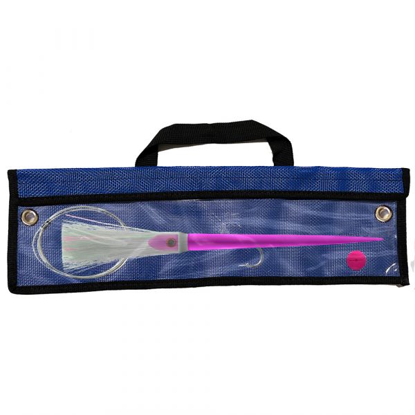 WolfPack Tackle Ahi Rigged Trolling Lure 1oz Glow Pink Crystal