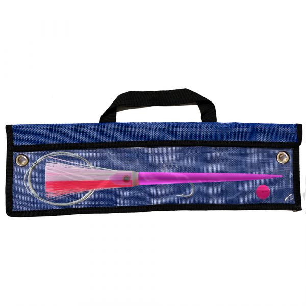 WolfPack Tackle Ahi Rigged Trolling Lure 1oz Glow Pink Crystal/Pink