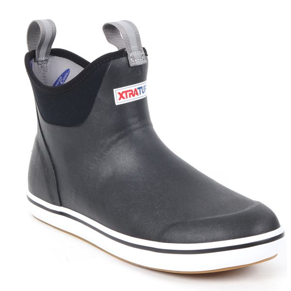 Xtratuf 22736 Ankle Deck Boot - Black - 12 (Wide)