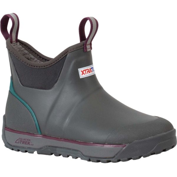 Xtratuf Women's Ice 6in Ankle Deck Boot - Dark Shadow