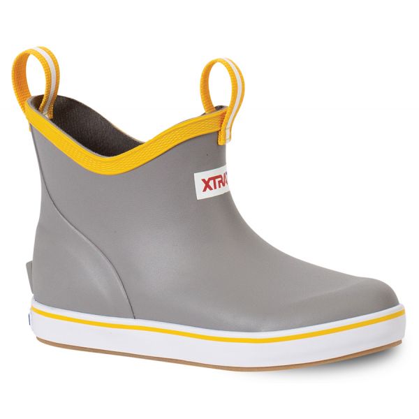 Xtratuf Kid's Ankle Deck Boot - Gray/Yellow - 1