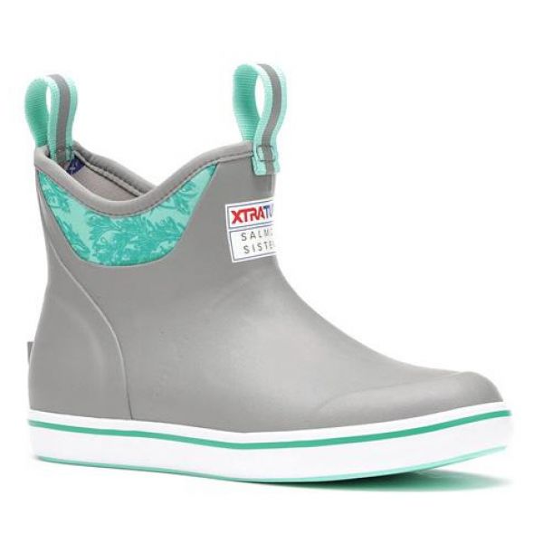 Xtratuf Women's Ankle Deck Boot - Gray Kelp - 10