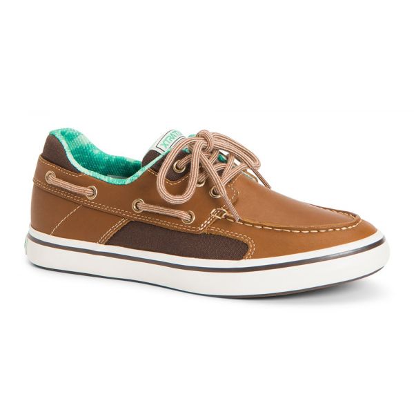 Xtratuf Women's Salmon Sisters Finatic II Deck Shoe - Kelp Print - 6