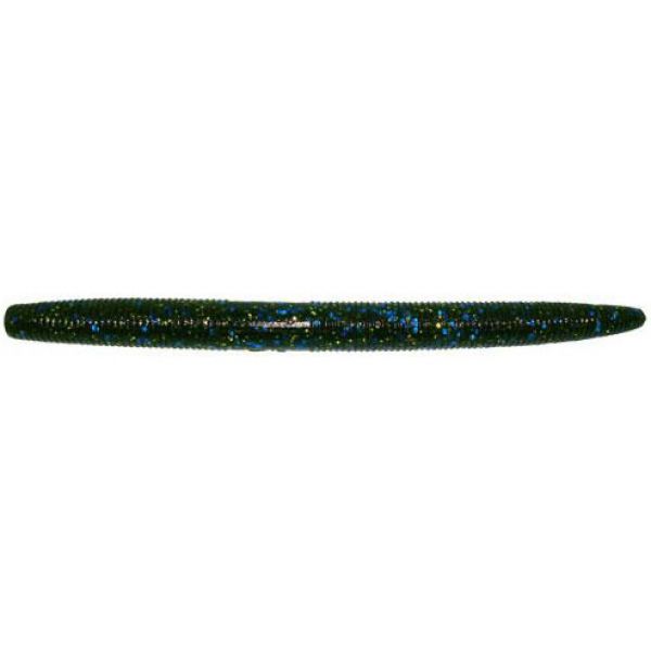 Yamamoto 5in Senko Lure 214 Smoke w/ Black/Blue/Gold