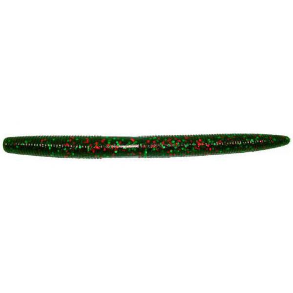 Yamamoto 5in Senko Lure 222 Watermelon w/ Red Green