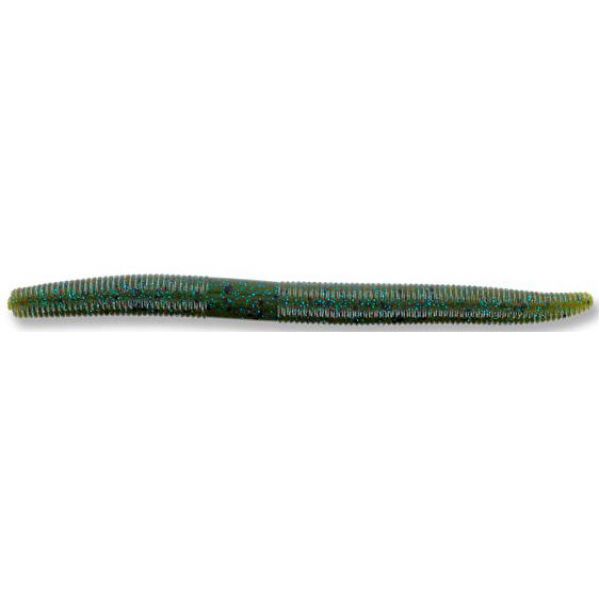 Yamamoto 5in Senko Lure 363 Green-Pumpkin w/ Blue