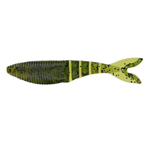 Yamamoto Zako Swimbait - 4in Watermelon/Black Flake