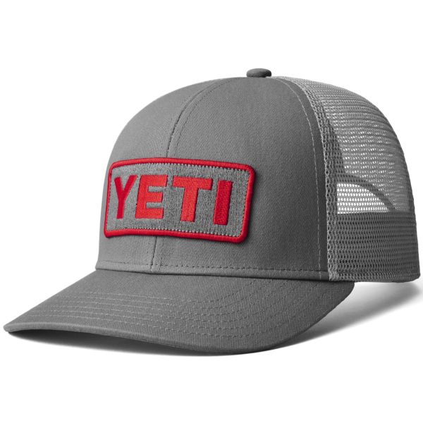 Yeti Logo Badge Trucker Hat - Gray