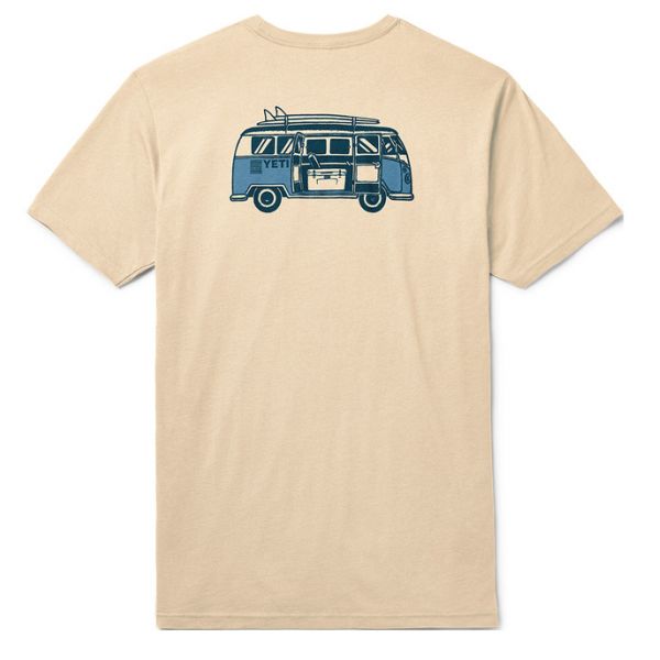 YETI Adventure Bus Short Sleeve T-Shirt - Cream - 3X-Large