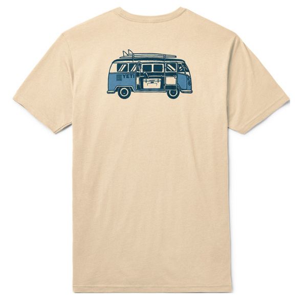 YETI Adventure Bus Short Sleeve T-Shirt - Cream