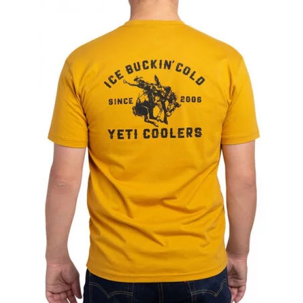 YETI Buckin Cold Short Sleeve T-Shirt - Gold
