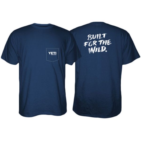 YETI 'Built for the Wild' Short Sleeve Pocket T-Shirts