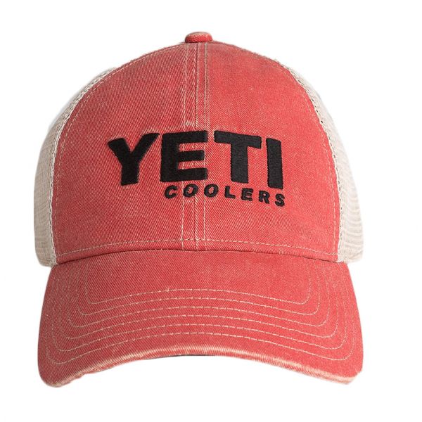 YETI Coolers Washed Low-Pro Trucker Hat - Red