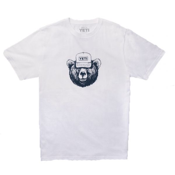 YETI  Den Dweller Short Sleeve T-Shirt White Navy - L