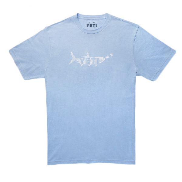 YETI Drink like a Fish Short Sleeve T-Shirt - Car Blue 2XL