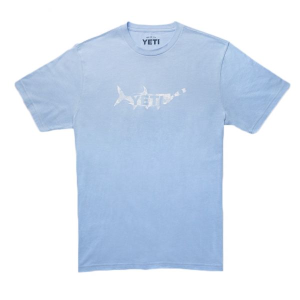 YETI Drink like a Fish Short Sleeve T-Shirt - Car Blue L