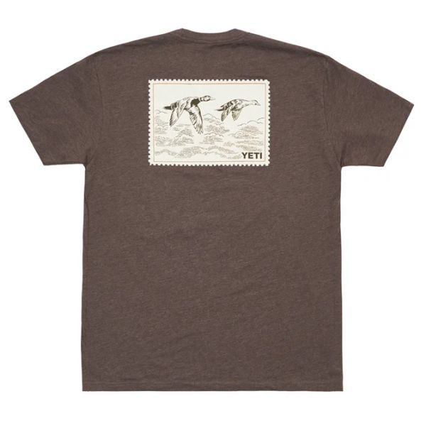 YETI Duck Stamp Short Sleeve T-Shirt - Espresso