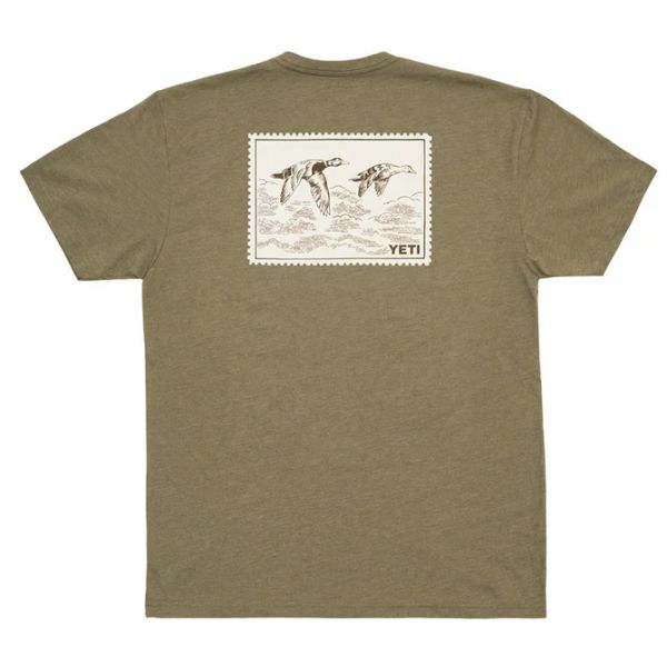 YETI Duck Stamp Short Sleeve T-Shirt - Military Green - 2X-Large