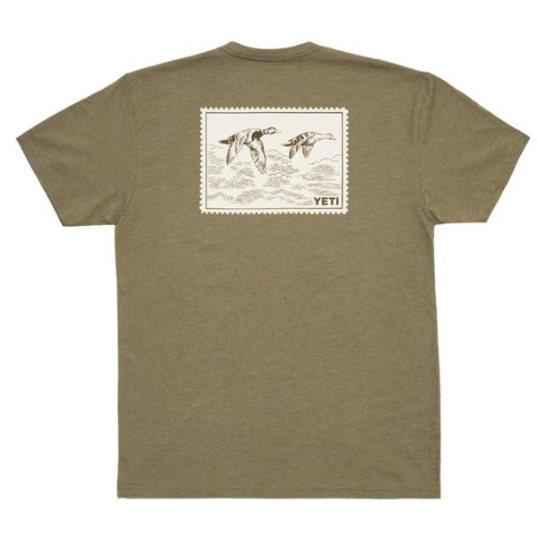 YETI Duck Stamp Short Sleeve T-Shirt - Military Green
