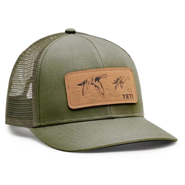 YETI Duck Stamp Trucker Hat - Military Green